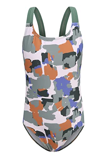 Image of Girls One Piece Swimsuits Tie Dye Bathing Suit for Girls Hawaiian Swimwear 3-16 Years