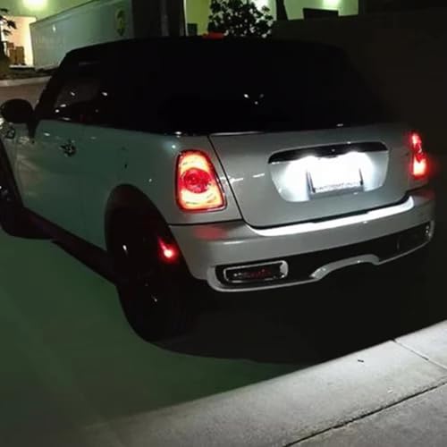 Luz de matrícula para Mini R56 Hatchback 2007-2013 lámpara trasera sin error 5
