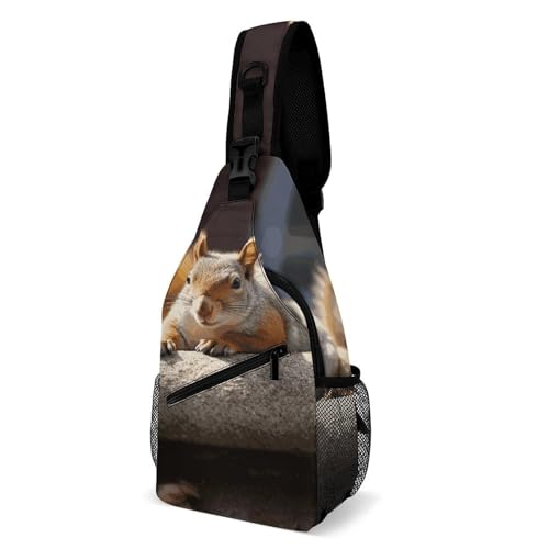 Bolso Tipo Sling Crossbody Casual para Senderismo 38x20cm miniatura 1