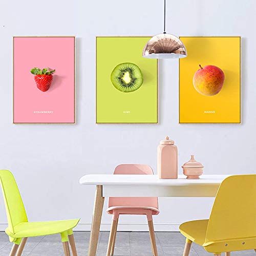 Affiches et Gravures Toile Peinture Fruits Déco Maison Salon Cuisine Moderne 70x100cm