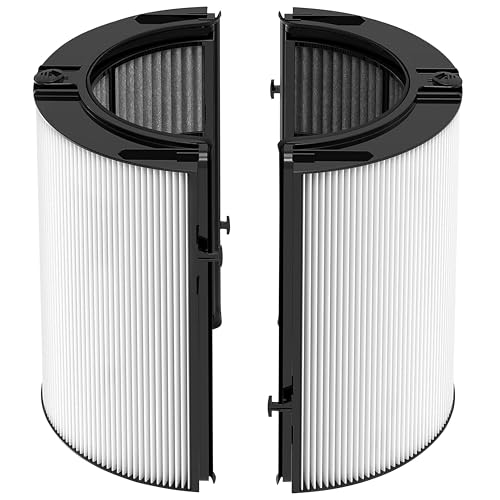2 in 1 Filter Replacement Compatible with Dyson Air Purifier HP04 TP04 DP04 PH04 HP09 TP09 HP07 TP07 PH03 PH01,New Version H13 Grade True HEPA Filter & Activated Carbon Filter