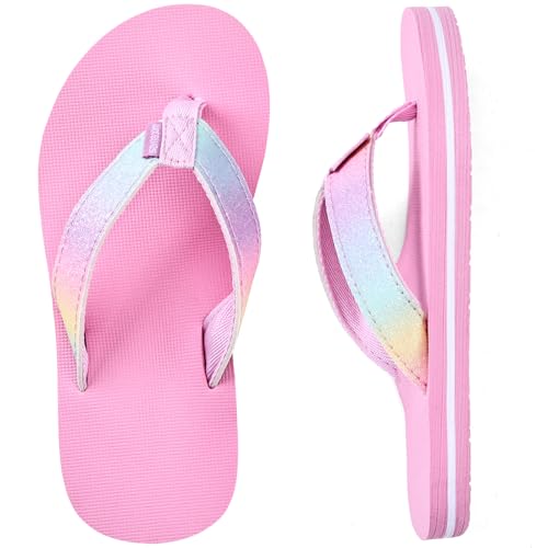 Image of WateLves Girls Flip Flops Toddler Boys Girls Non-Slip Sport Sandals for Beach Swim Pool(Little Kid /Big Kid)