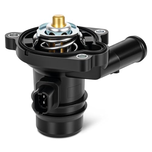 55565336 Engine Coolant Thermostat Housing Assembly Compatible with Buick Encore 2013-2019 Chevy Cruze 2011-2016 Cruze Limited 2016 Sonic 2012-2019 Trax 2013-2019 Replacement for 55565336 902-808