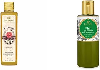 Just Herbs Javakusum Hair Oil, 100ml+Just Herbs 8 in 1 Root Nourishing Amla Neem Shampoo, 200ml-picture-30