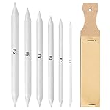 LIANHATA 擦筆 さっぴつ 7個セット 6サイズ ＃1＃2＃3＃4＃5＃6 両頭タイプ 描画ツール 美術 画材 スケッチ デッサン イラスト 鉛筆画 木炭画 パステル画 芸術用品 便利 (A)