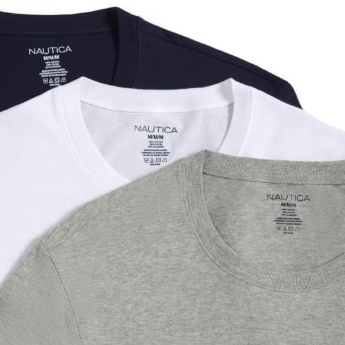 Nautica Men's Cotton Crew Neck 3-Pack T-Shirts - image 3