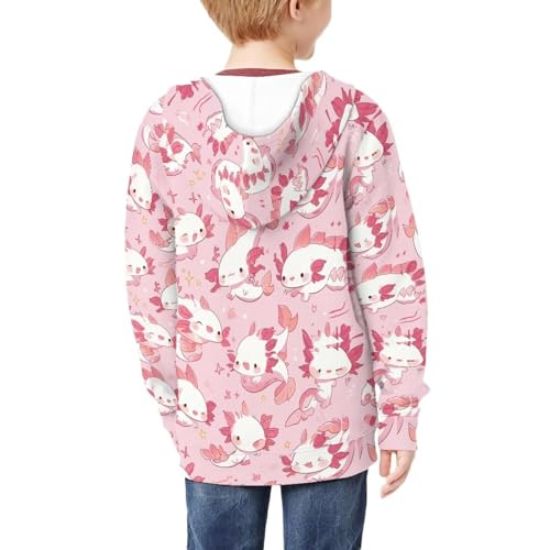 Upetstory Girls Boys Fashion Hoodies Sweatshirts Full Zip Up for Kids Clothing4