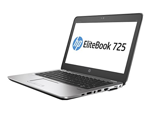 Image of HP Elitebook 725 G3 12.5 inch Notebook, 8 GB RAM, 128 GB SSD, AMD Radeon R6, Silver (T1C14UT#ABA)