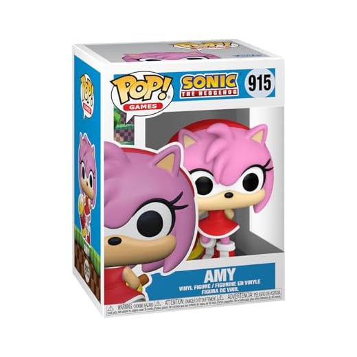 Funko POP! Games: Sonic - Amy Rose - Sonic The Hedgehog - Figuras Miniaturas Coleccionables Para Exhibición - Idea De Regalo - Mercancía Oficial - Juguetes Para Niños Y Adultos - Fans De Video Games