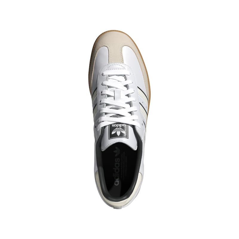 Image of adidas Originals Samba Mens Sneakers, Cloud White /Off White /Core Black, Size 12