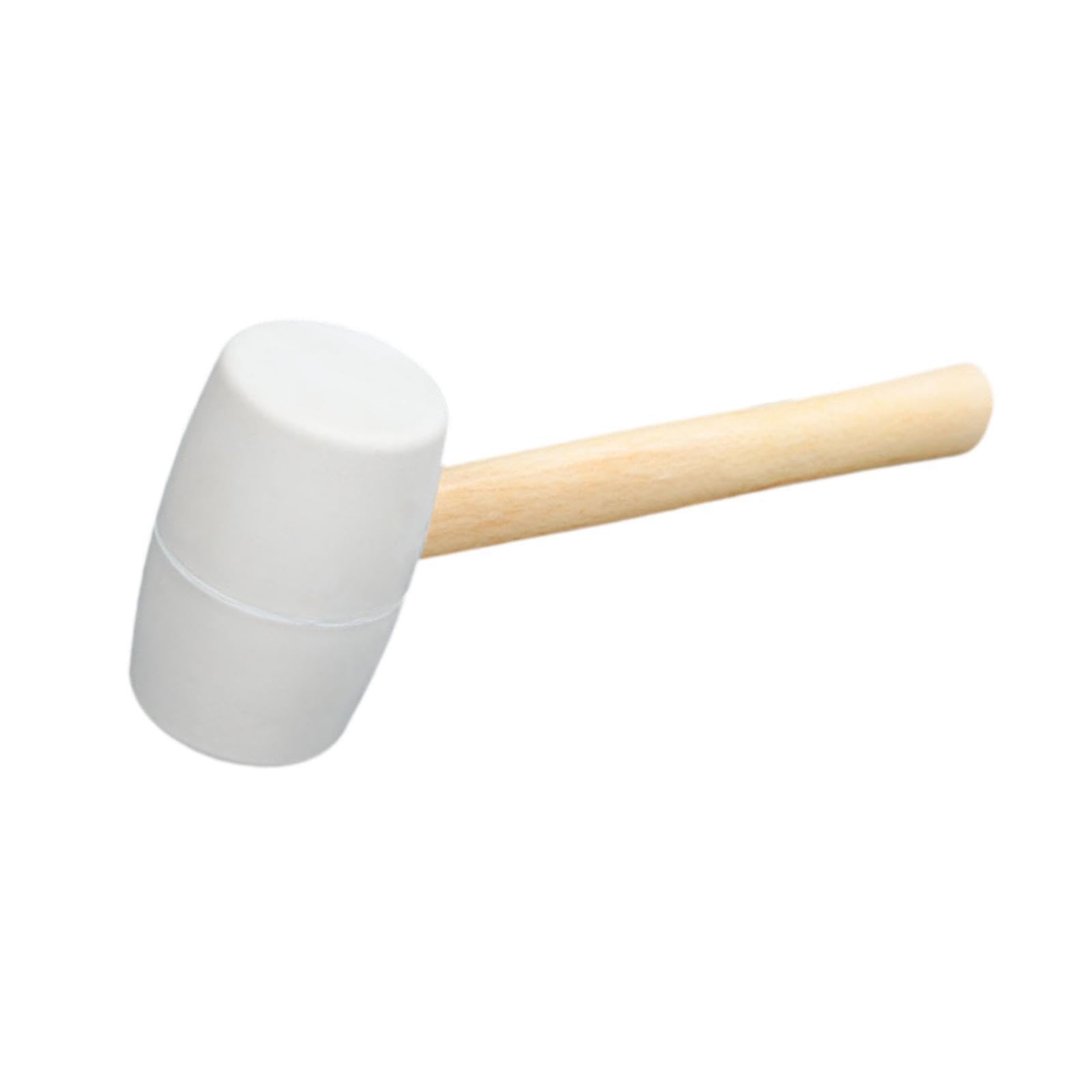 AUYXSSZ Precision Rubber Mallet Hammer Lightweight and Durable Flooring Installation and Crafting Projects Decoration Renovations Rubber Hammer Head, 530g
