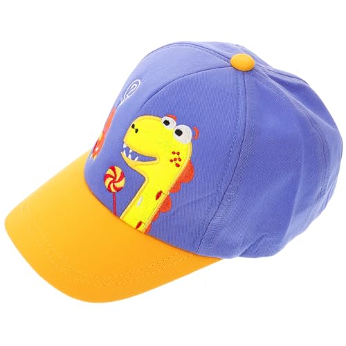 Children's Dinosaur Baseball Cap Adjustable Sun Protection Hat for Boys and Girls Outdoor Summer Peaked Cap UV Protection Cute Design