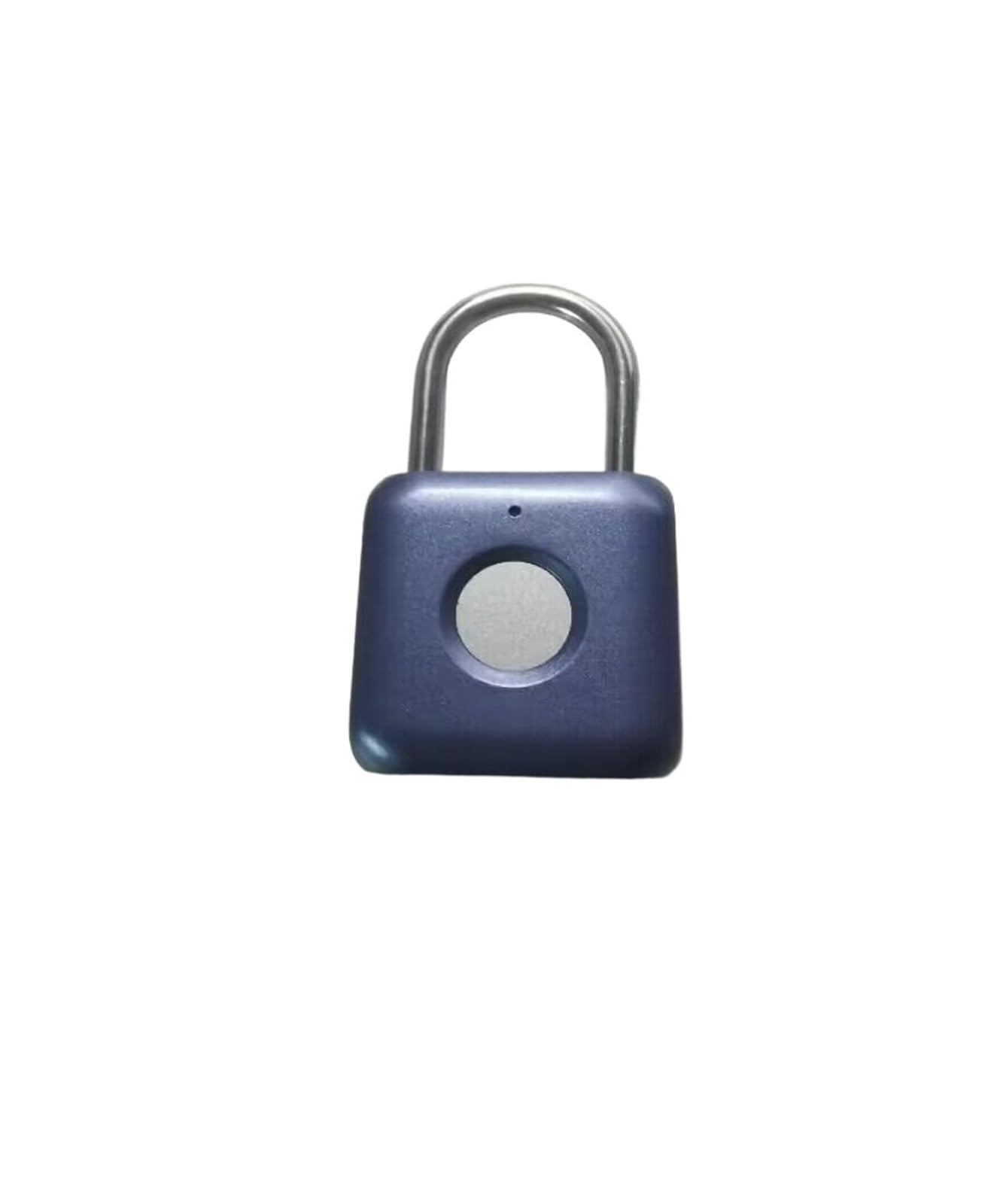 Safe Box, Smart Finrprint Padlock Quick Unlock Keyless USB Recharable Travel Case Drawer Portable Anti Theft Safety Lock(Metal shell)