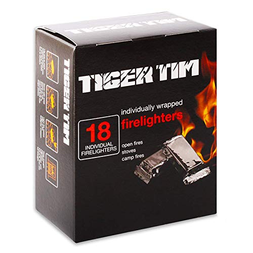 CATJOY Tiger Tim 18 Wrapped Firelighters