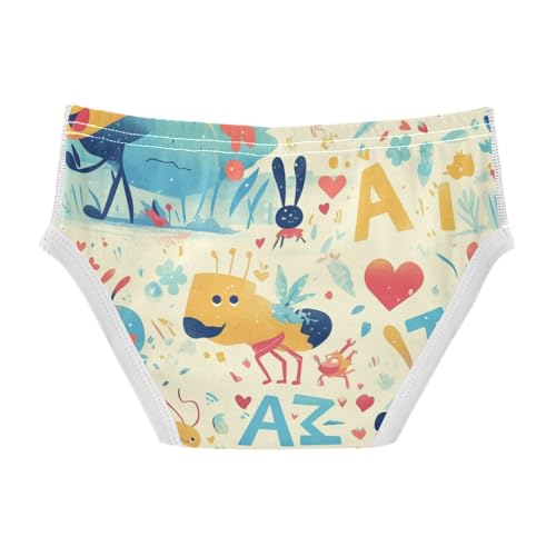 KLL Funny Ant Painted Toddler Boys' Cotton Briefs Underwear Cute Undies2