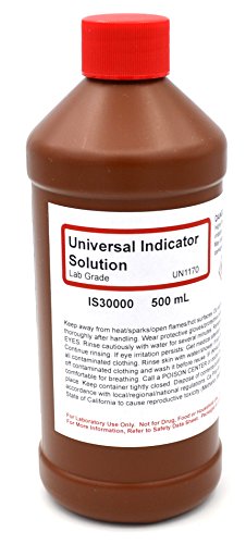 Laboratory-Grade Universal Indicator Solution, 500mL - The Curated Chemical Collection