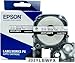 Epson LABELWORKS 203YLBWPX-10PK Genuine Tape Cartridge - 5 Unit Case Pack Black on White Shrink Tube Industrial Label Maker Tape - AWG 16-22, 1/8