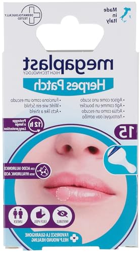 Patchs Invisibles Bouton de Fièvre – 15 Pansements Discrets Agit Comme un Bouclier, Protection Rapide pour Lèvres & Visage