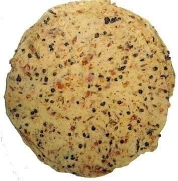 N*A Homemade Amritsari Handmade Crispy Premium Papad special tadka breakfast/lunch/dinner snack | TADKA PAPAD with RED Chilli Flakes & Black Pepper Mix-(200GM)