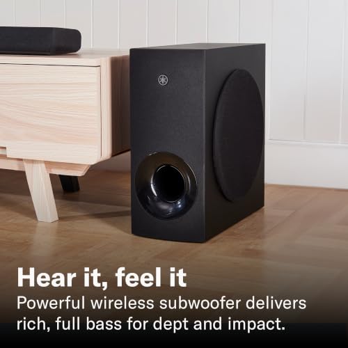 Image of YAMAHA SR-B40A Dolby Atmos Sound Bar with Wireless Subwoofer (Black)