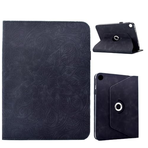 Étui Galaxy Tab A9 housse portefeuille cuir noir SM-X110 SM-X115