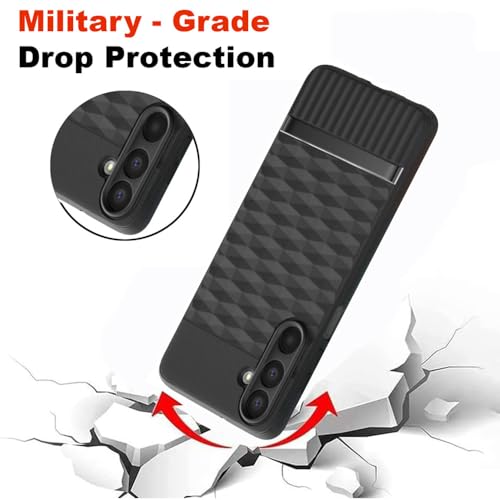 Image of Shockproof Case for Samsung Galaxy A17 5G / F17 5G / M17 5G | Full Camera Protection | TPU Flexible Back Cover for Samsung Galaxy A17 5G / F17 5G / M17 5G (Matte Black)