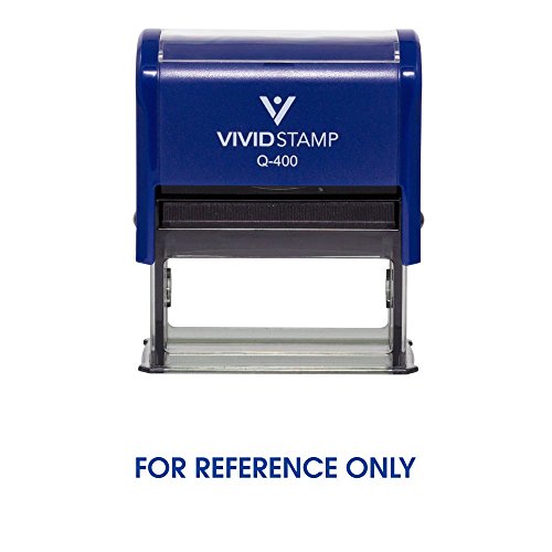 for Reference Only Self Inking Rubber Stamp (Blue Ink) - X-Large