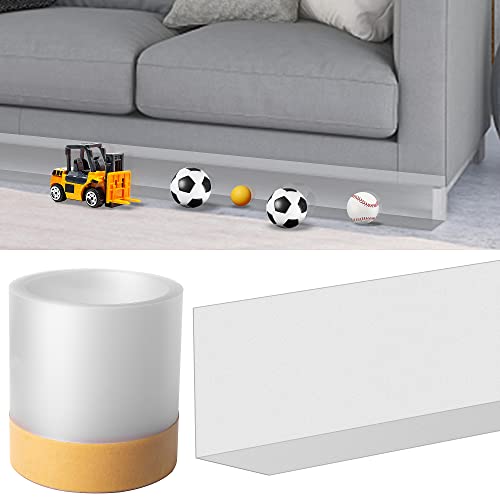 Uennm Bloqueur de Jouets de 3 m pour Meubles, barrière pour Animaux de Compagnie, utilisé pour Bloquer Les espaces sous Le canapé et Le lit pour éviter Que Les Jouets d'animaux de Compagnie Cover