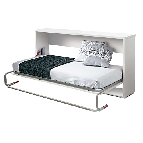 Miroytengo Cama Nido Abatible Dormitorio Juvenil Blanco 90x190 cm