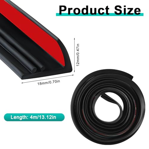 Image of STHIRA Car Window Seal Strip Rubber Car Side Window Gap