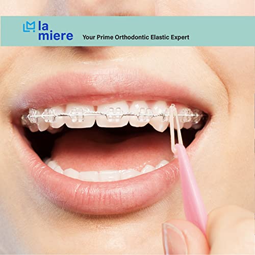 Dual Latex Free 5/16Inch Medium Intraoral Elastic Bands Orthodontic Elastics Dental Rubber Bands, Braces, Tooth Gap Made In Us (Medium(4.5Oz), 5/16'' 8Mm) #TOP4