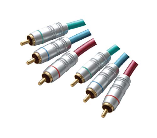 Image of MX RCA Cable 2RCA to 2RCA Stereo Audio Cable Gold Plated Adapter Dual Shielded for Home Theater Amplifier Hi-Fi System Car Sound Speaker PARENT (3 rca male to male (RGB), 5 METER)