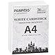 70 Blatt Weißes Kartonpapier A4-200gsm/75lb Doppelseitiges Schweres Karton Papier für Drucker, Kartenherstellung, Basteln, Scrapbooking PAC05WHA470