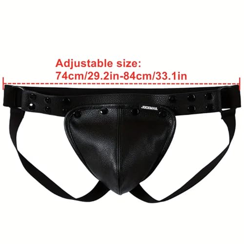 JOCKMAIL Men's Jockstrap Underwear Adjustable Sexy Jock Straps with Detachable Pouch Breathable Sport Underwear 2 Pack4