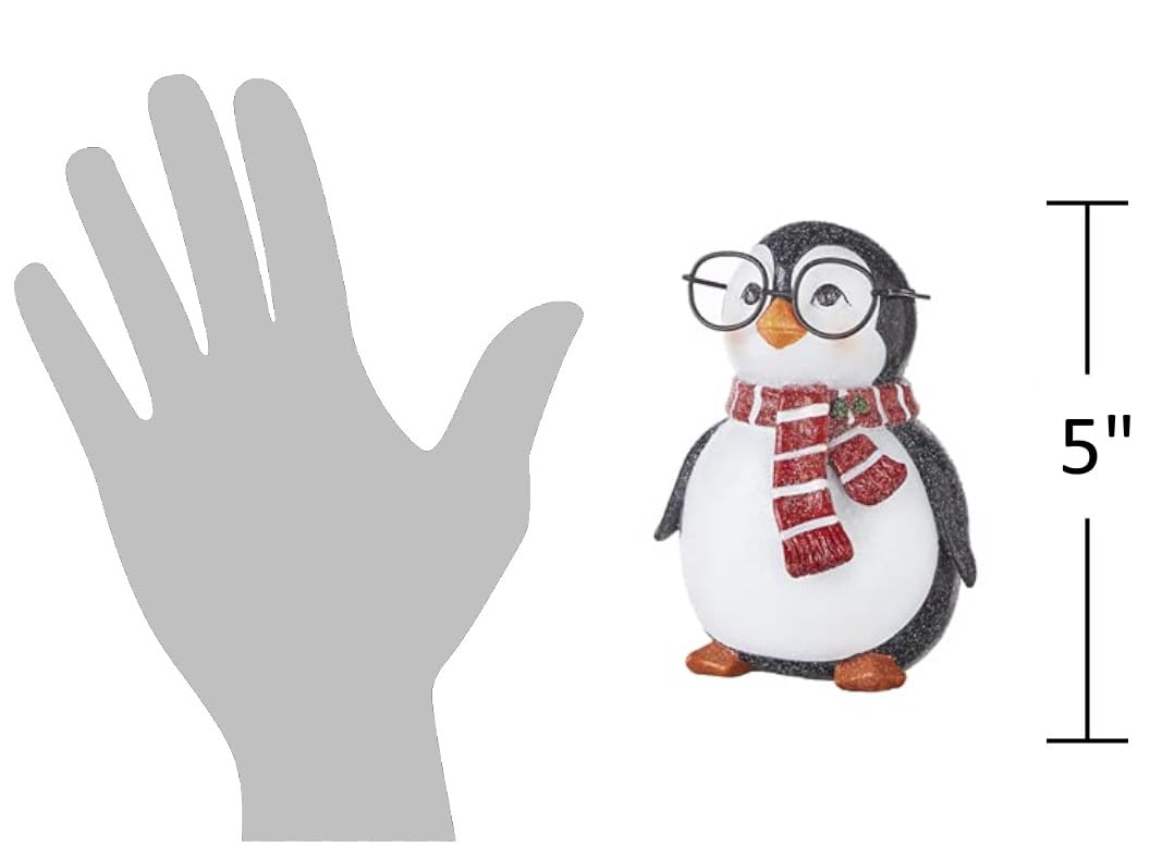 Amazon.co.jp: メガネを身に着けている可愛いペンギンオーナメント