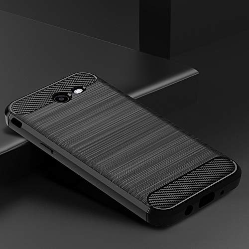 Asuwish Compatible With Samsung Galaxy J3 Luna Pro J 3 Prime 2017 Emerge 3J Eclipse Mission Case And Tempered Glass Screen Protector Cover Cell Accessories Silicone Phone Cases For Glaxay S327Vl Black #TOP3