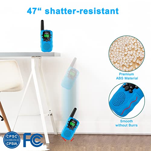 BATURU-Walkie-Talkies-for-Kids-3-Miles-Long-Range-Durable-Walkie-Talkie-with-47-Shatter-Resistance-Clear-Sound-and-Easy-Operation-Toys-for-Kids-Age-5-12-for-Camping-Hiking-Outside-Adventure