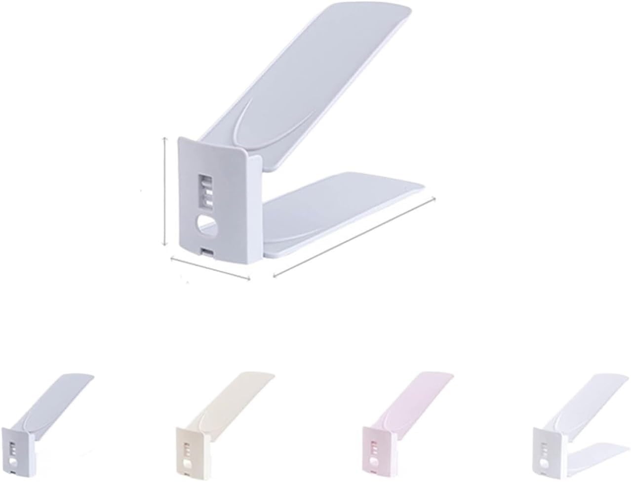 Shoe Slots, 5pcs Shoe Holder Durable Adjustable Organizer Footwear Support Slot Space Saving