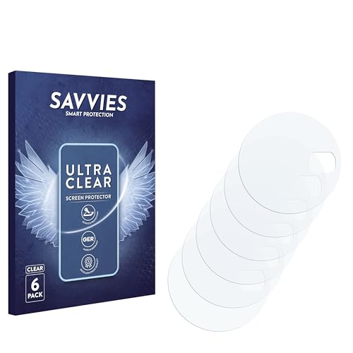 savvies Protector Pantalla para Rolex Submariner 16610 (Date) (6 Unidades) Película Ultra Transparen