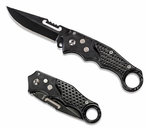 Canivete Dobrável 16 cm com Trava de Segurança – Compacto, Resistente e Ideal para Camping, Trilhas e Pescas