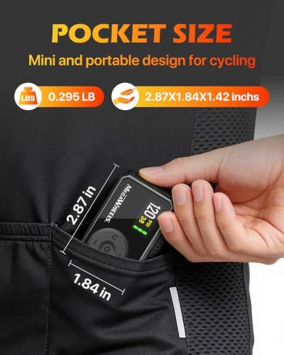 Image of MEGAWHEELS Mini Bike Pump with Gauge, 120 /150PSI Bike Tire Inflator with Presta & Schrader Valve, Portable Electric Air Pump Auto Stop, Fast Inflation for E-Bike, Mountain Bike, Scooter, Balls