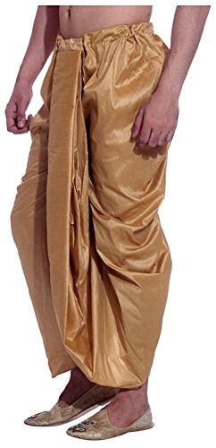 Image of Royal Kurta Men's 100% Cotton Kurta and Dhoti Set