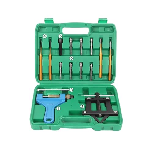 iDili Heavy Duty Chain Breaker Tool Set, High Carbon Steel Forged Link Press, Chain Riveter & Cutter for Harvester Chains