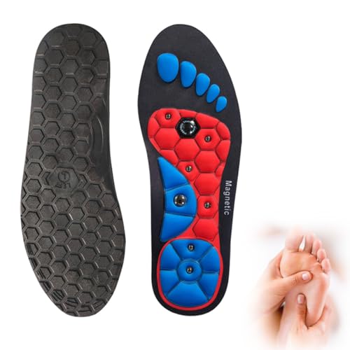 NHQZ Plantillas adelgazar,Plantillas Magnéticas Para Adelgazar Plantillas Para Zapatos De Trabajo Para Aliviar La Fascitis Plantar Reflexología Plantillas De Acupresión Plantillas Ortopédicas