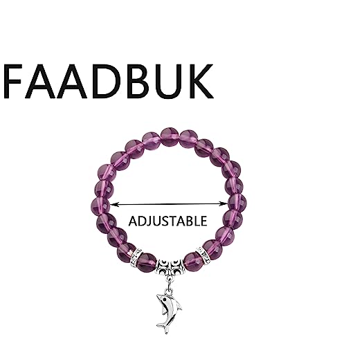 FAADBUK Dolphin Gift Inspirational Gift for Dolphin Lover Dolphin Bracelet Animal Lover Gift Ocean Lover Gift2