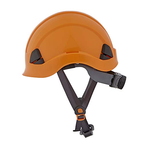 Jackson Safety Ch-300 Climbing Industrial Hard Hat, Non-Vented, 6-Pt. Suspension, Orange, 20903 #TOP7