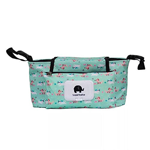 Bolso pañalera para cochecito de bebé impermeable con almacenamiento miniatura 1