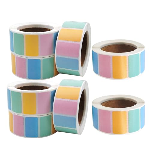 Étiquettes de codage couleur amovibles jojofuny 2,5x1,5 cm inscriptibles pour tri