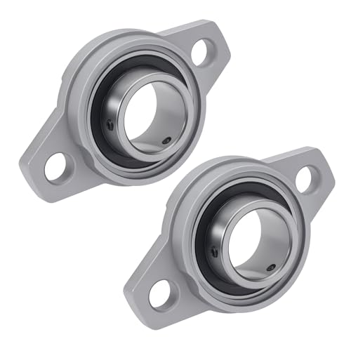 2Pcs Paliers a Semelle Roulements à Bride Rhombique Bloc D'oreiller Roulements a Billes Bride Roulement 30mm Diamètre Intérieur