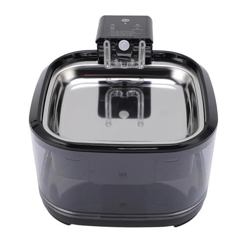 Fuente de agua para gatos inalámbrica 4.5L con filtración automática